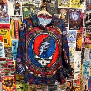 Colorful Graphic Grateful Dead Long Sleeve Shirt